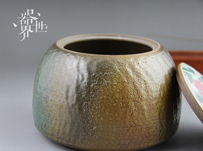 器世界 精品茶具 原创手绘粗陶茶叶罐 艺术无处不在
